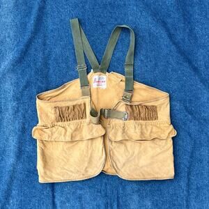 60s Bobcat Brand canvas hunting vest